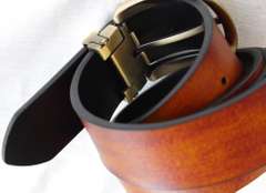 Fine Quality Reversable Leather Belt, Made In Italy