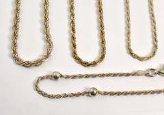 Group of 8 Necklaces & 1 Anklet