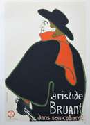 Toulouse Lautrec, Aristide Bruant' Vintage Lithograph