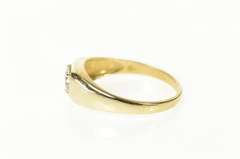 10K Yellow Gold Round Classic Solitaire Men's Wedding Ring