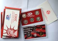 2003 & 2006 US Mint Silver Proof Sets