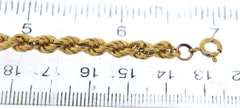 Great 18kt Yellow Gold Rope Bracelet