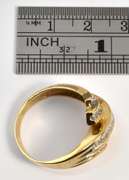 Sparkling Channel Set Diamond Ring