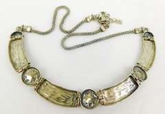 Designer Sterling Silver Statement Neckpiece