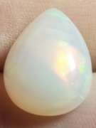 Ravishing 7.87ct snow white Welo Opal