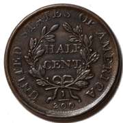 Sharp 1807 Half Cent