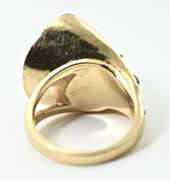 Artistic 14K Sapphire & Diamond Spray Ring