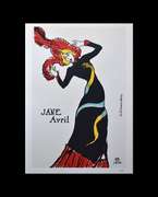 Toulouse Lautrec, Jane Avril' Vintage Lithograph