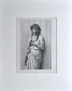 Antique Engraving Circa 1876, Ophelia