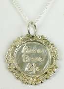 G&H Live A Brave Life Sterling Pendant & Chain