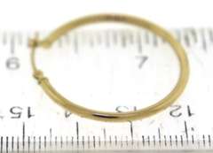 Nice Yellow Gold Hoop Earrings