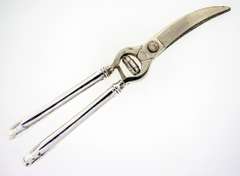 Vintage Sterling Silver-Handled J.A. Henckels Twin Works Poultry Shears
