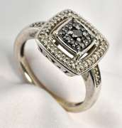 Modern Black & White Diamonds