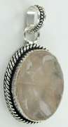 Silver and Natural Stone Pendants