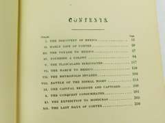 1901 History of Hernando Cortez, Conquest of Mexico
