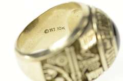 10K White Gold 1972 Purdue University Engineering Class Ring