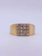 14kt Gold Diamond Band Ring