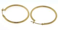 Nice Yellow Gold Hoop Earrings