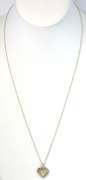 Sterling Silver CZ Heart Necklace