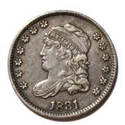 Sharp 1831 Bust Half Dime