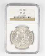 MS63 1902 Morgan Silver Dollar - Graded NGC