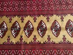 PERSIAN TURKOMAN RUG 3'.5"X 4'.9"