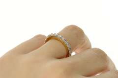10K Yellow Gold 1.00 Ctw Classic Diamond Simple Wedding Band Ring