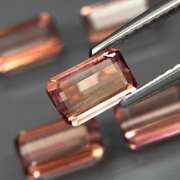 Dynamic 3.65ct Padparadscha Tourmaline set