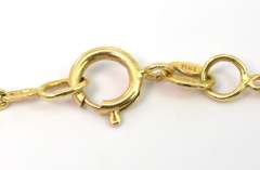 Vivid Blue Topaz & Diamond Necklace in 14KT Yellow Gold