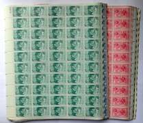 30 Mint 3 Cent US Comm Stamp Sheets 1940-50 Era