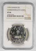 SP66 1978 Canada 1 Dollar - Commonwealth Games - Graded NGC