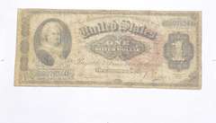1886 $1.00 United States Silver Dollar - Large Note