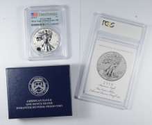 PR69 2019-S American Silver Eagle Enhanced Rev PR First Strike - PCGS