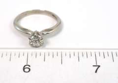 Bright 0.47CT Diamond Solitaire Ring in Platinum