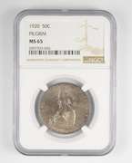 MS65 1920 Pilgrim Tercentenary Commemorative Half Dollar - Graded NGC