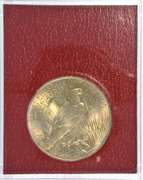 Gem BU 1924 Peace Silver Dollar. MS65 Paramount Hoard