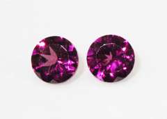 Vibrant Natural Rhodolite Pair - 2.14 cts.