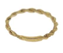 Simple Yellow Gold Twisted Rope Band