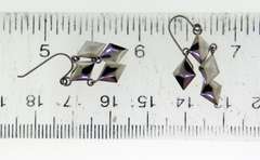 14KT White Gold JCM Dangle Earrings