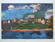 Oskar Kokoschka, From Studio Window