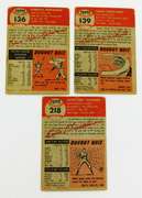 3 Topps 1953 Baseball Cards