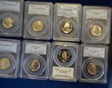Lot of 10 Graded Proof Quarters