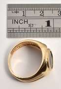 Classic Man's Black Onyx Ring
