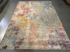 COLORFUL ART DECO  RUG 7x10