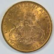 Super Choice BU 1900 US $20 Liberty Gold Piece. Fresh