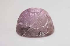 Hand-carved Natural Amethyst Finial