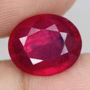 Stunning 5.54ct top imperial red Ruby center stone