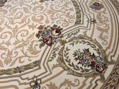 STUNNING PREMIUM  FRENCH AUBUSSON ROUND 8x8