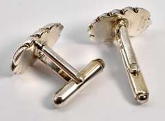 Tiffany Cufflinks in Silver & 18k