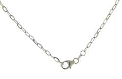 Wonderful White Gold Blue Bead Station Necklace